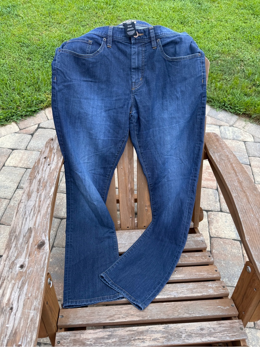 Travis Mathew Men's Relaxed Dark Blue Denim Jeans